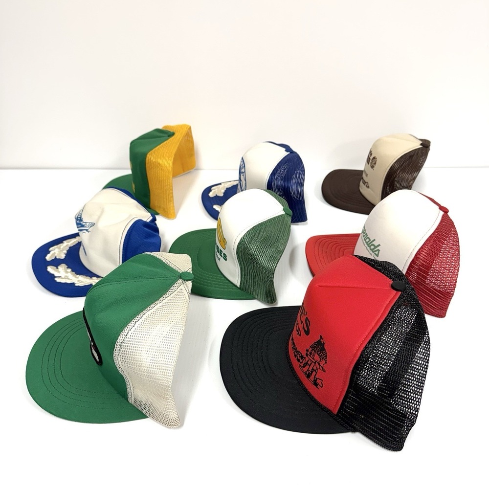 Vintage Snapback Trucker Hat lot - Picture 3 of 16